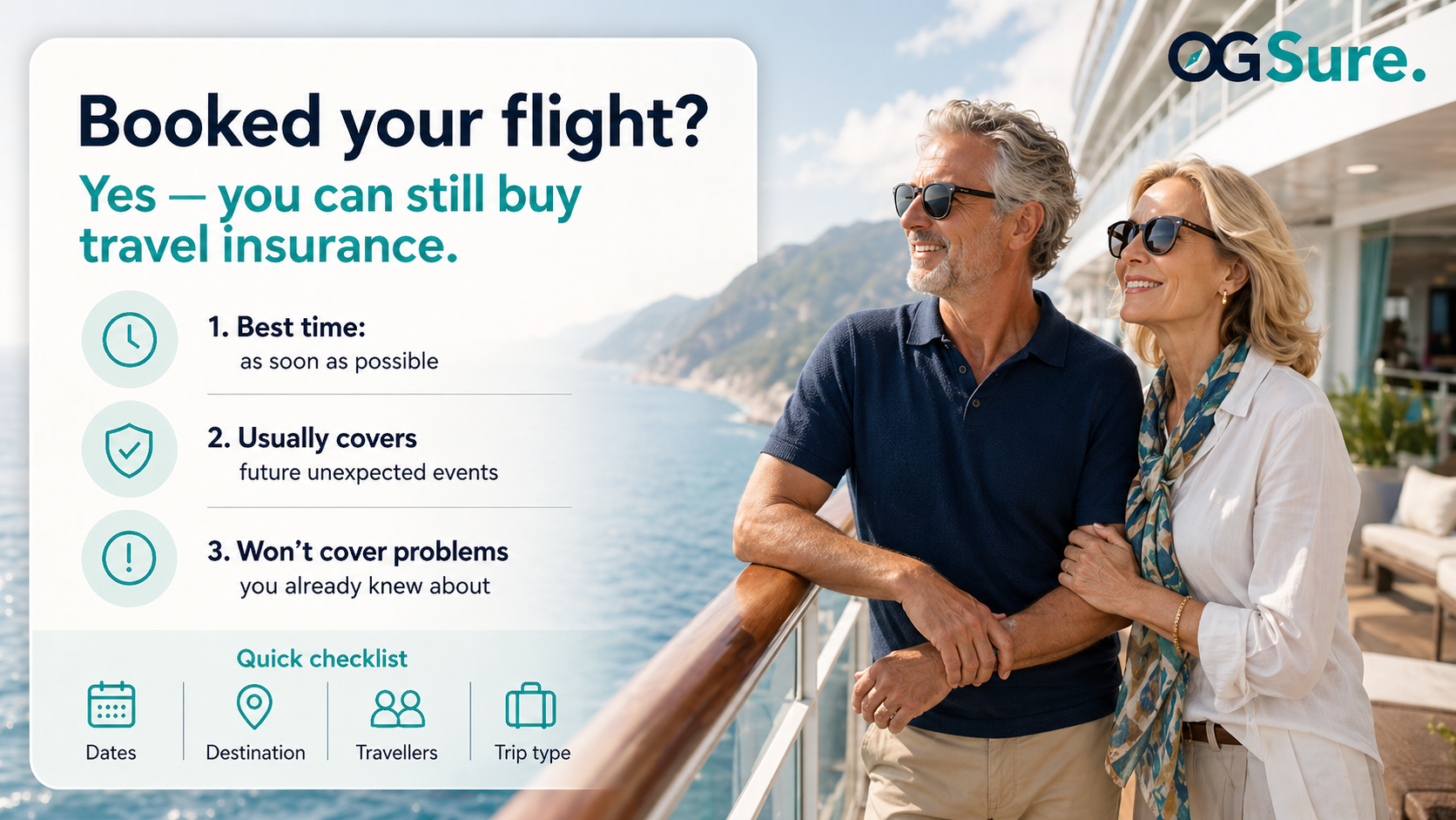 When should I buy travel insurance after booking a flight When should I buy travel insurance after booking a flight